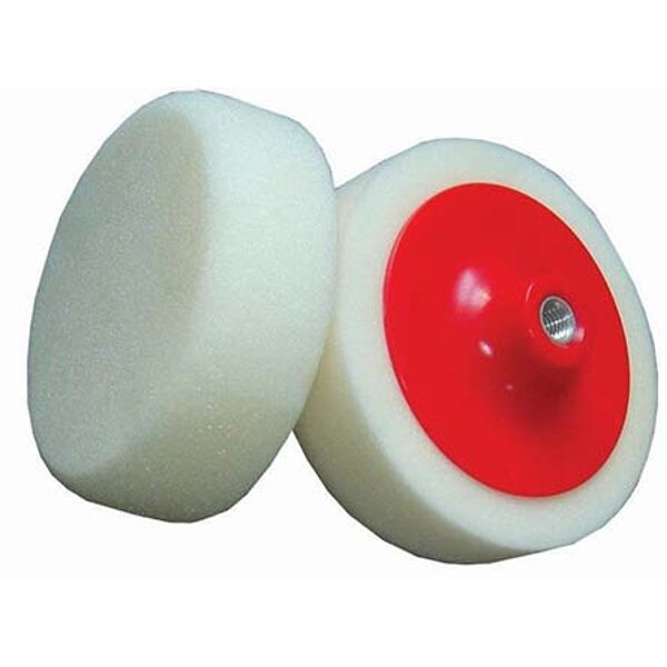 Compounding Sponge 150Mm X M14 White Hard Foam Pad