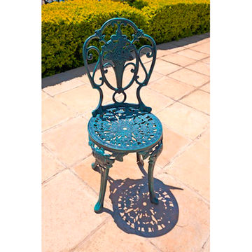 Ageless & Beautiful!   Cast Aluminium Patio Chair - Rose Chair