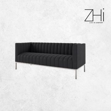 ZHi Modern Grey Sofa- 3 Seater