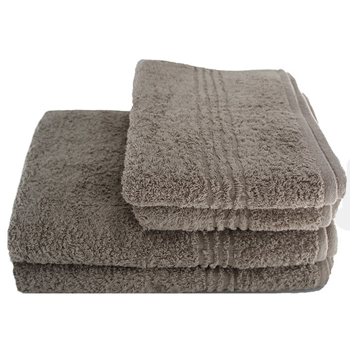 Glodina Black Label Luxury Marathon Snag Proof 550gsm -2 HandTowels, 2 BathSheets -Stone
