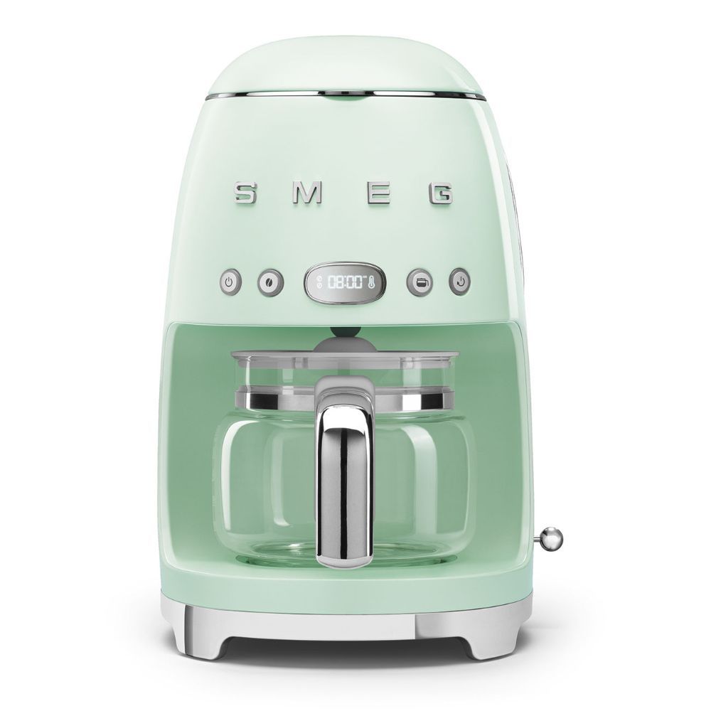 SMEG DRIP COFFEE MACHINE Pastel Green Programmable Filter Coffee & Retro Design