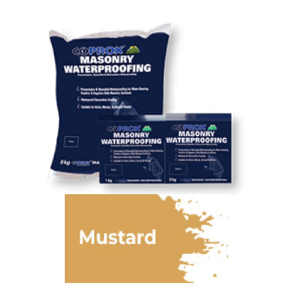 Coprox Masonry Waterproofing Mustard 1kg
