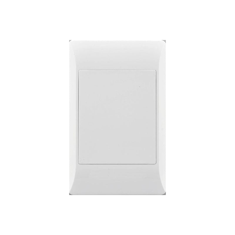 Socket E/Mate 2 X4 Blank Plate White