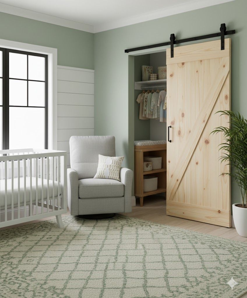 Z-Brace Plank Barn Door with Hardware Kit