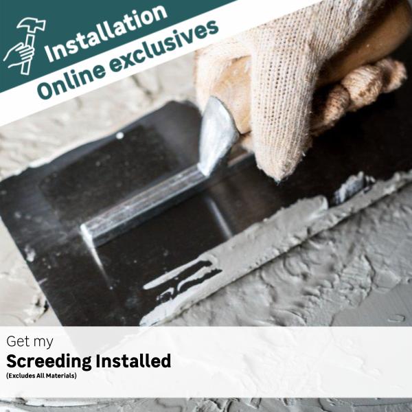 Installation - Self-Levelling Screed Installation