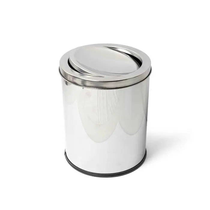 Woodly Waste Bin, Stainless Steel, 5L