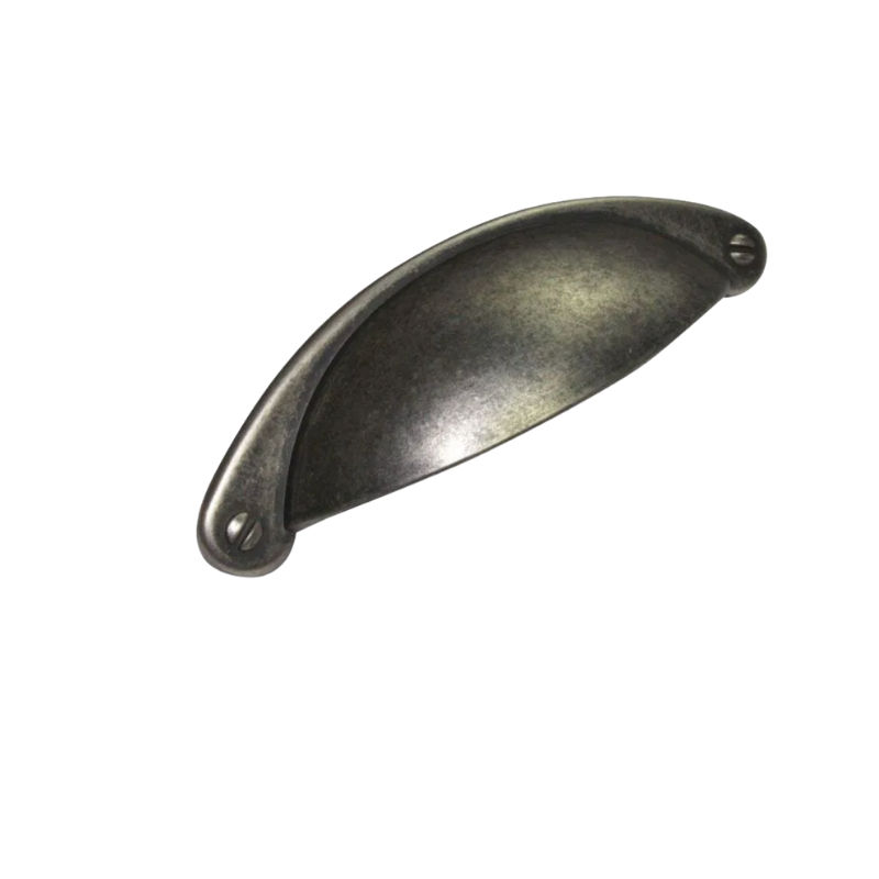 Cup Handle, Antique Pewter, 64mm