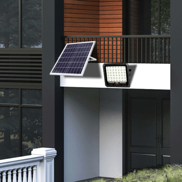 900W LED Flood Light with Solar Panel