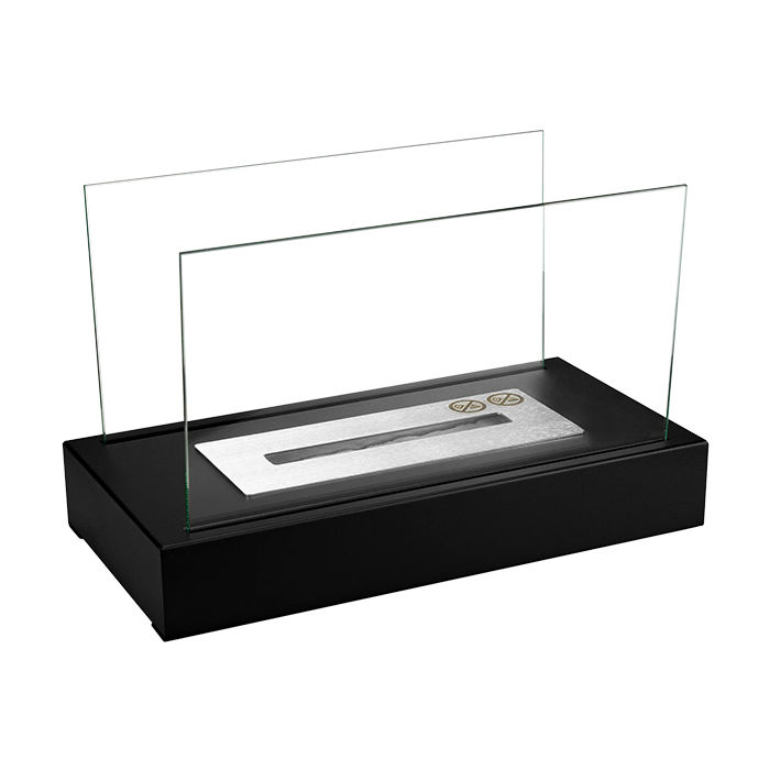 NOVAFLAME - Freestanding Bio-Fireplace Glow black mat/EN