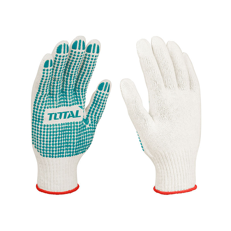 Total Tools Knitted & PVC Dots Gloves