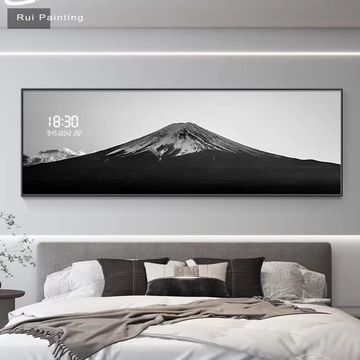 Backlit Smart Mirror with Time & Temperature Display