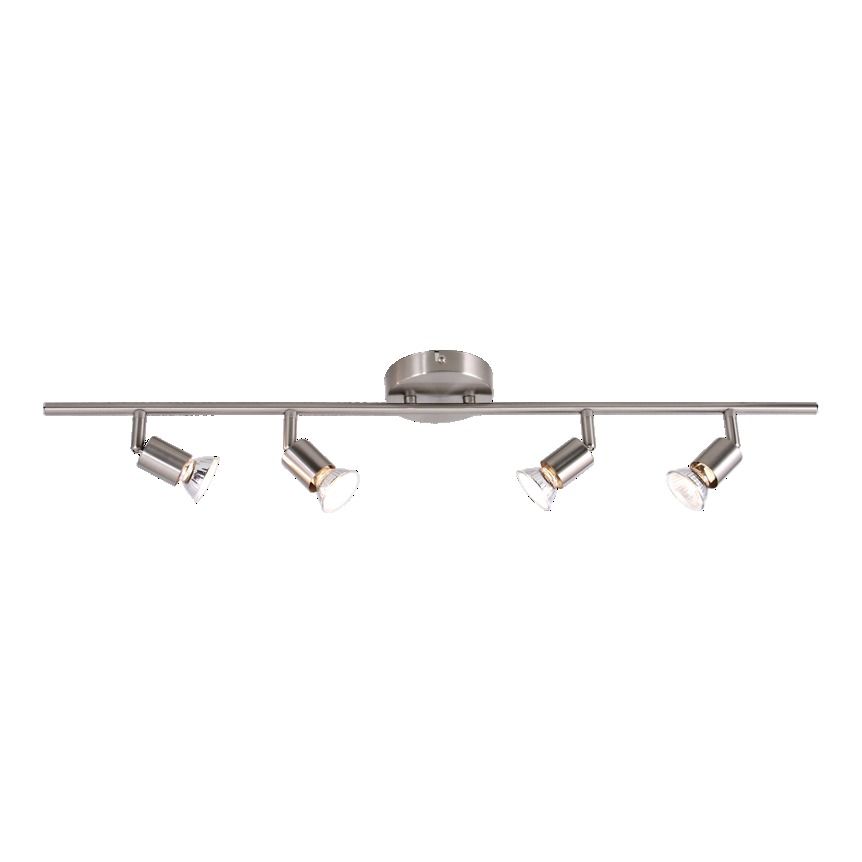 Satin Chrome Spotlight (4 x 50W GU10 or LED or CFL)