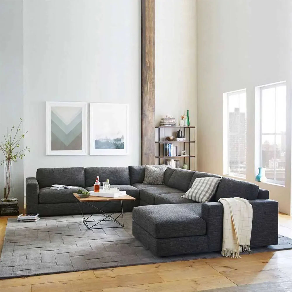 Elsie U Shape Sofa 3 Free Cushions