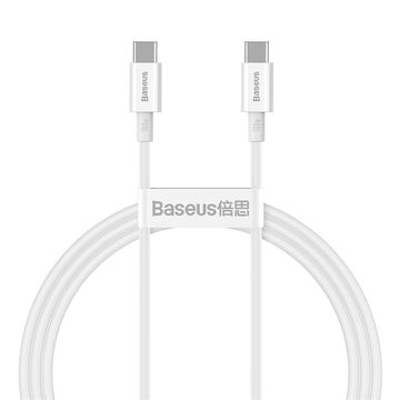 Baseus Superior Series Fast Charging Data Cable Type-C - Type-C 100W 1m - White