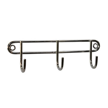 3 Hook Utility Rack, Stainless Steel