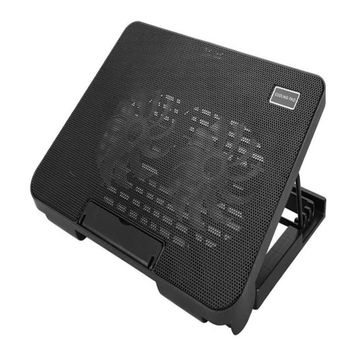 Slim silent fan laptop cooling pad adjustable stand