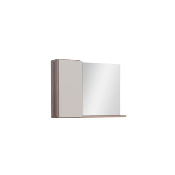 Alto 360 Wooden Bathroom Cabinet With Mirror -Tamarind