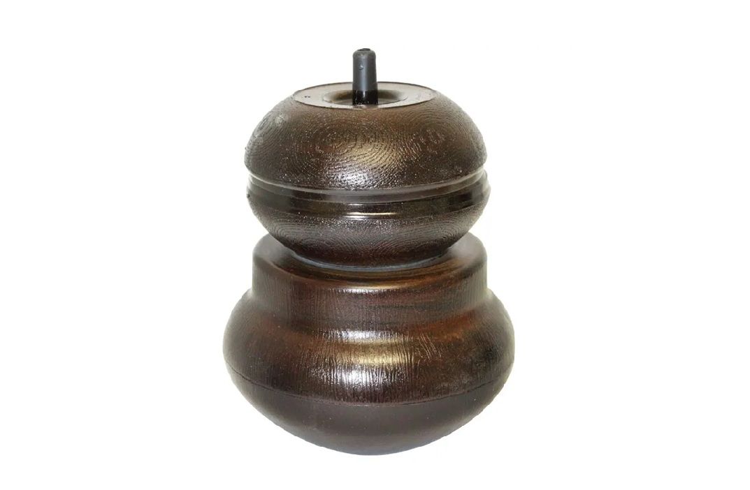 Deluxe Double Bunfoot, H166mm x 140mm, Brown Plastic (4 Pack) BY WOODLY