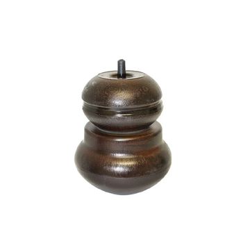 Deluxe Double Bunfoot, H166mm x 140mm, Brown Plastic (4 Pack) BY WOODLY