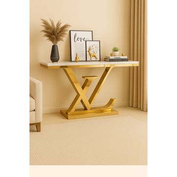 EFURN- LV Base Shaped Console