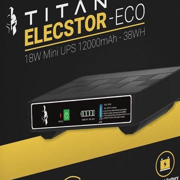 Titan Elecstor 18W Mini DC UPS 12000mAh