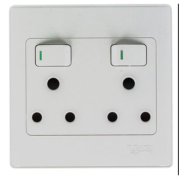 UNITED ELECTRICAL Double Switch Socket 4X4