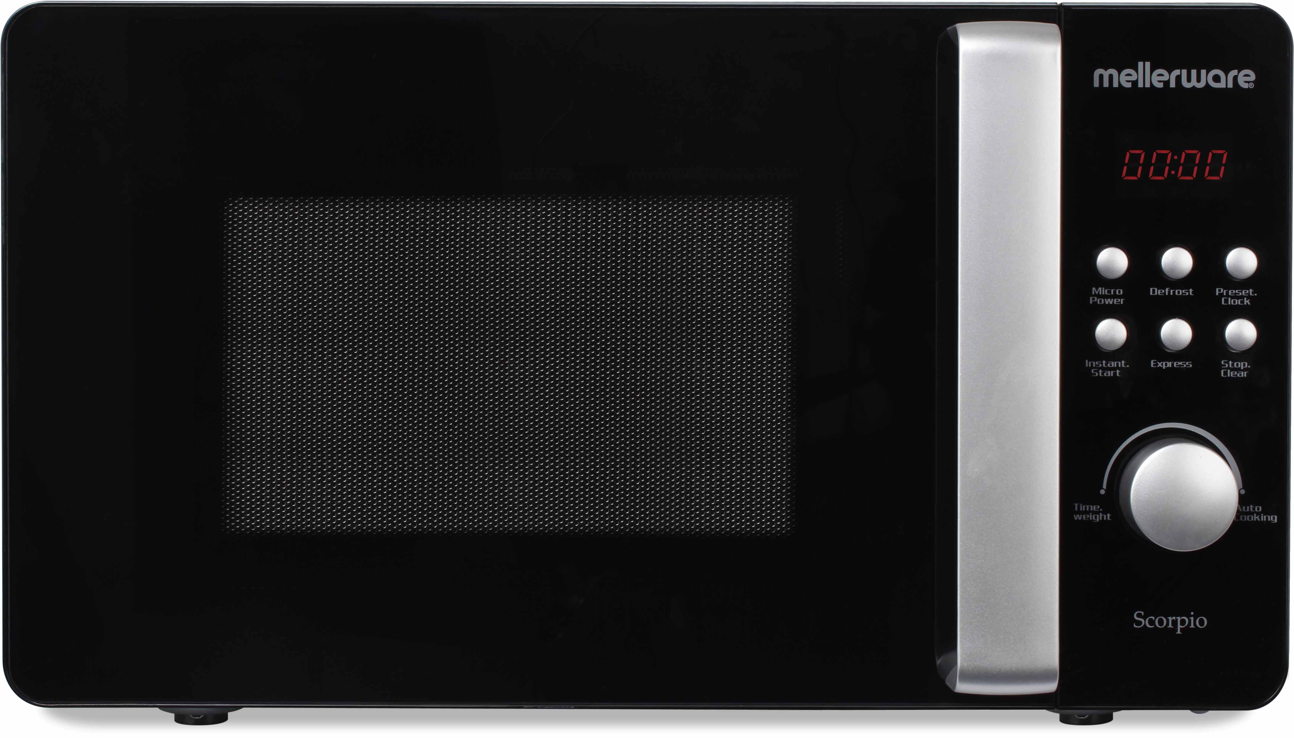 Mellerware Microwave 5 Powerevels Black