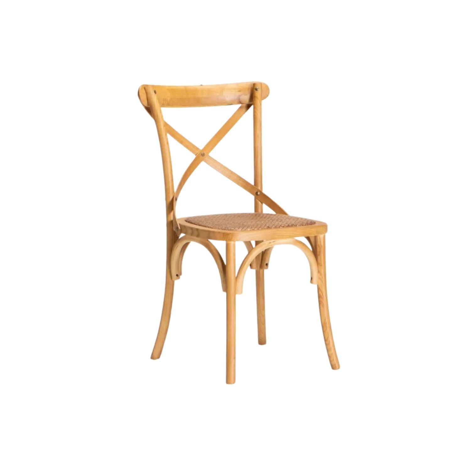 Birchwood Cross Back Dining Chair - Natural