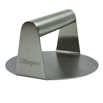 Lifespace Stainless Steel Smash Burger Braai Press