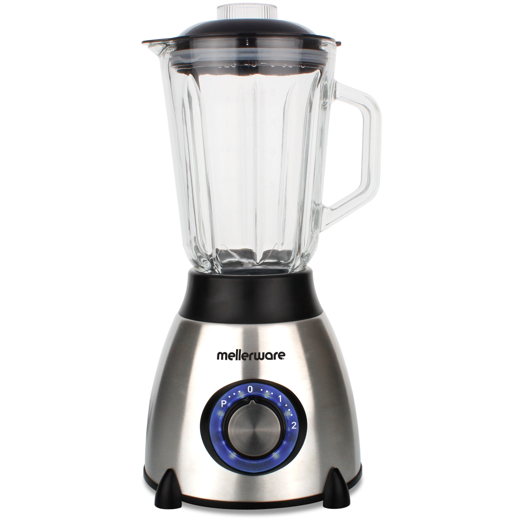 Mellerware Jug Blender With Coffee Mill Stainless Steel Brushed 1. 550W 