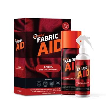XSHIELD Fabric Aid Care & Protection Kit – Fabric Cleaner & Protector for Carpets, Upholstery and Clothing