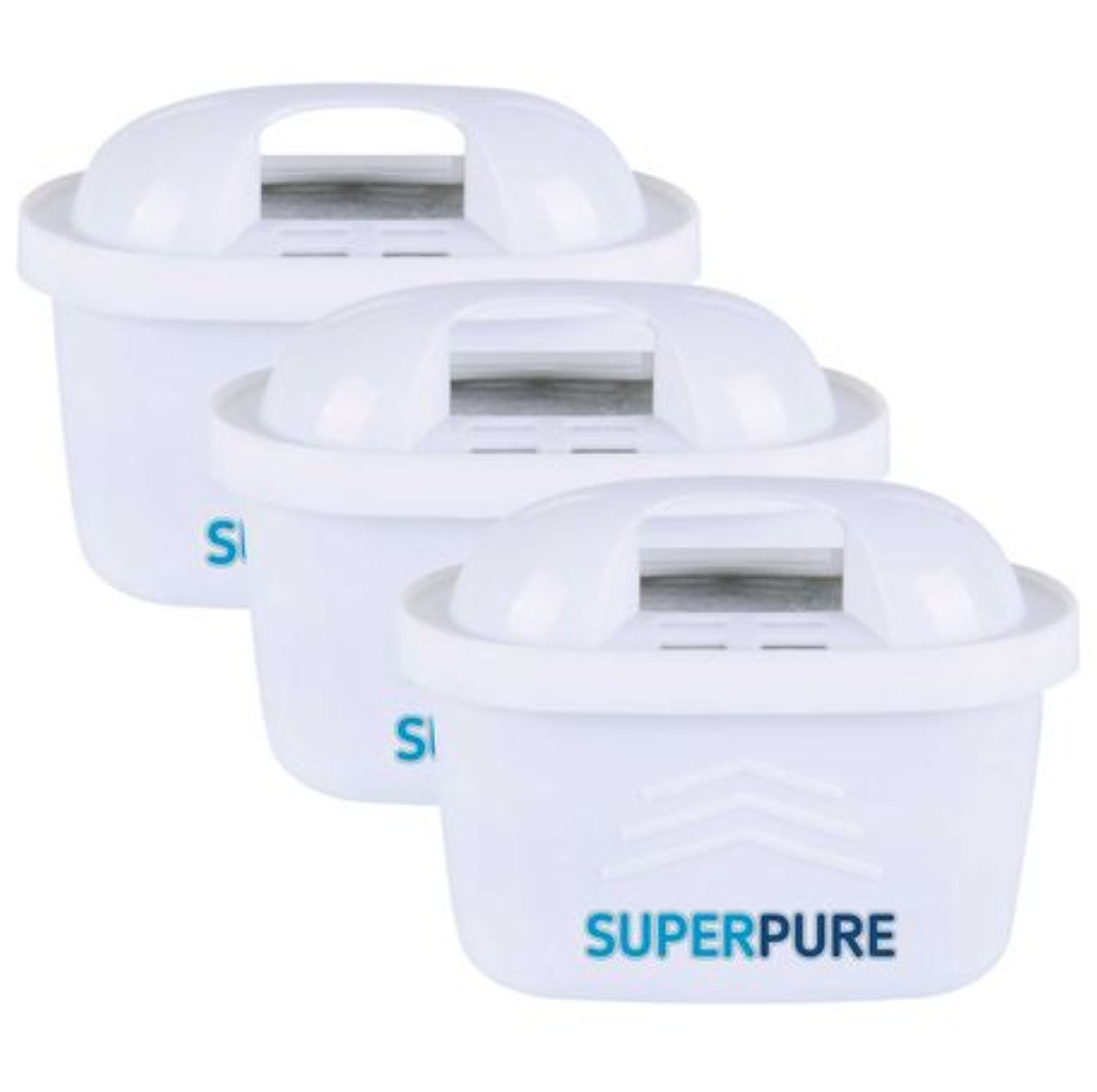 SUPERPURE Water Filter Jug Filter - For Brita Maxtra+ / Maxtra Pro (3-Pack)