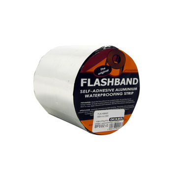 Dejuca - Flashband - 100mm X 2.5m - W/proofing Strip - 8 Pack