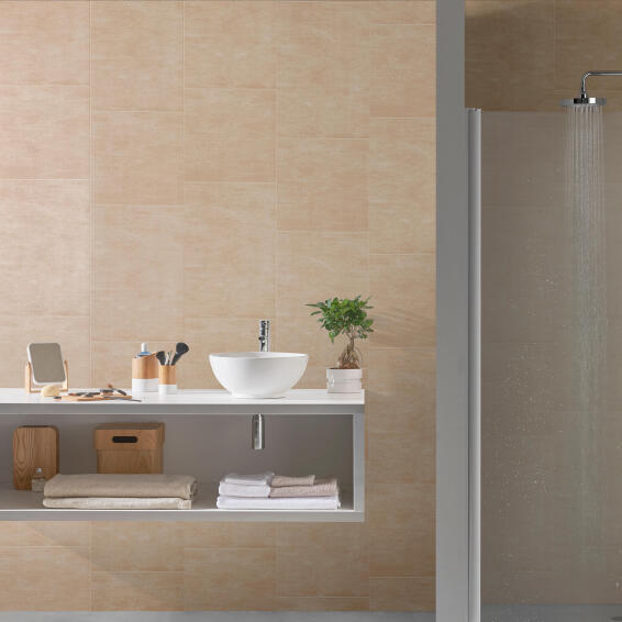 Interior Cladding PVC for Wall or Ceiling Stone Tile xl Beige 8mm thick 375x2600mm pack of 2.925m2