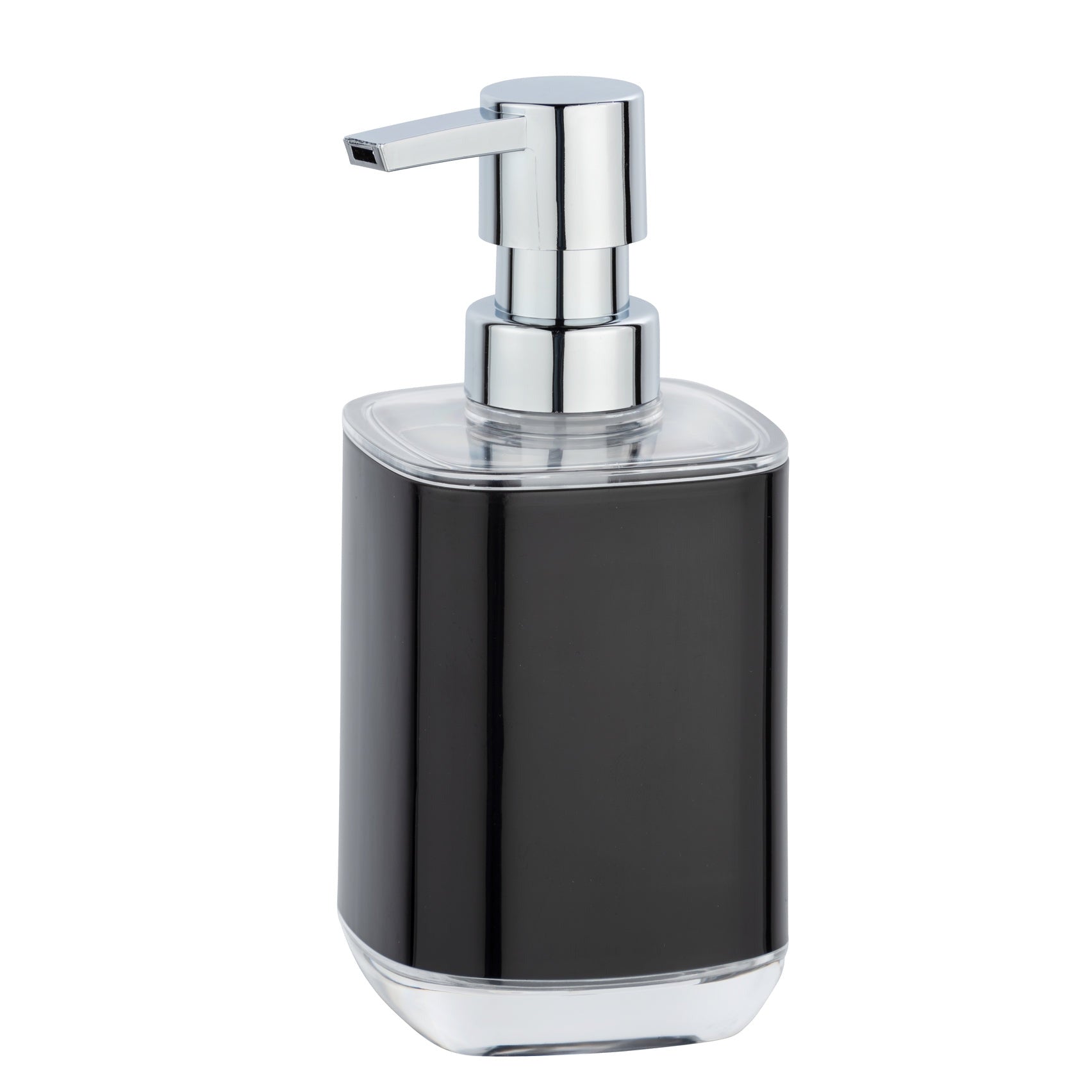 Soap Dispenser Mason Black & Transparent