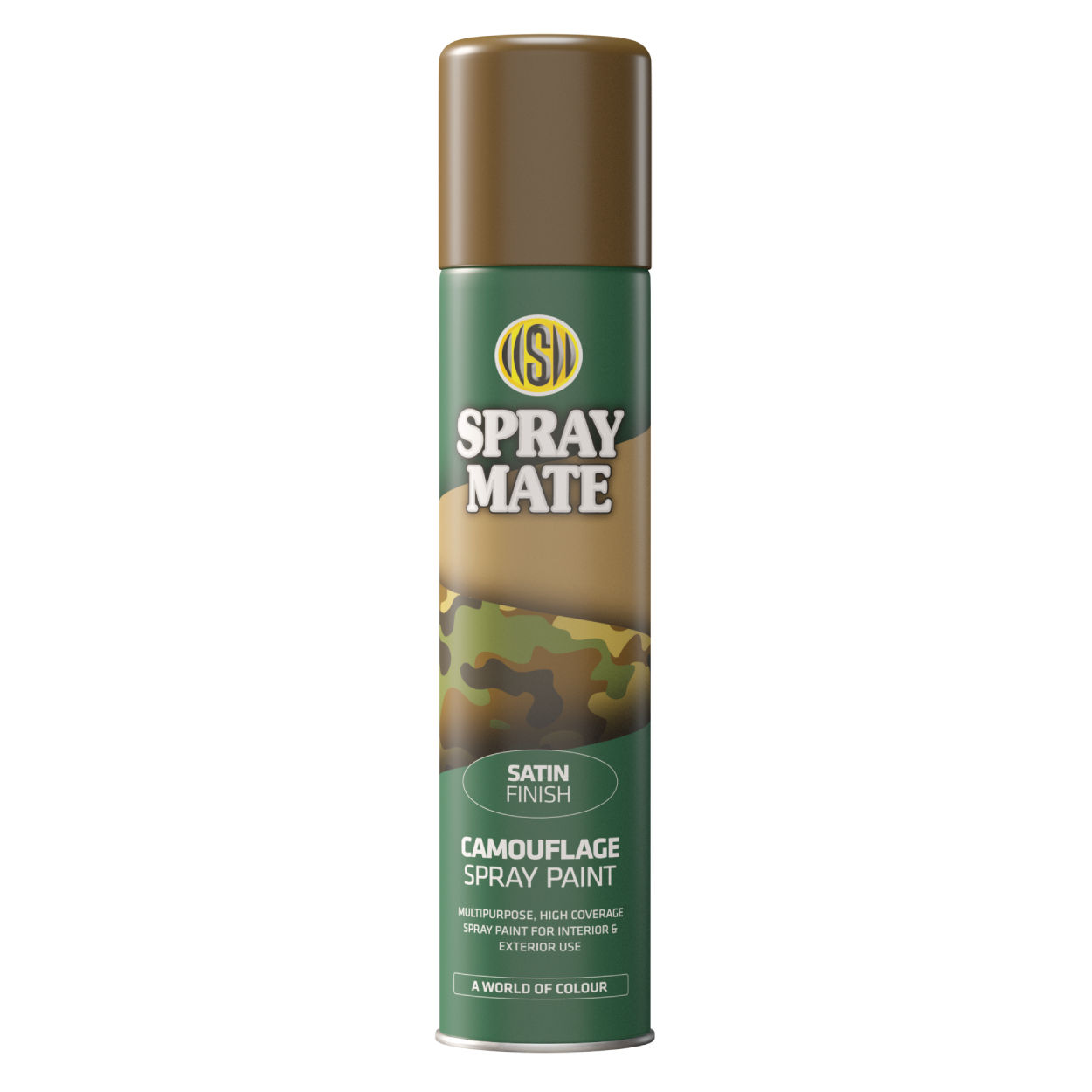 SPRAYMATE CAMOUFLAGE MUD BROWN SATIN 250ml