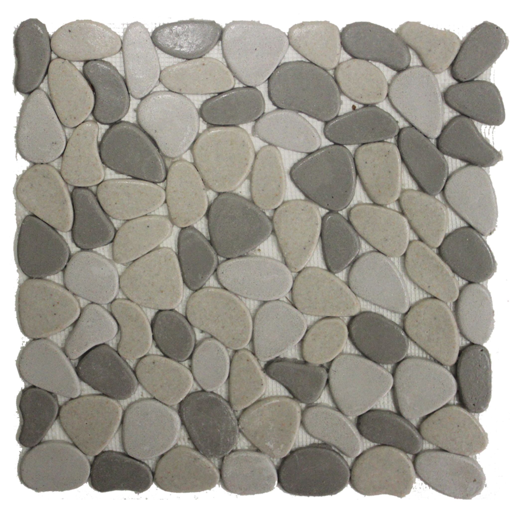 Mosaic Tile - Castilla Flat Pebble  300x300 (per sheet)