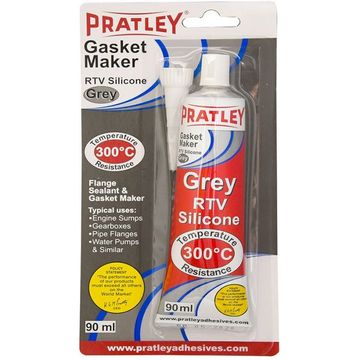 Partley - Gasket Maker - RTV Silicone - 90ml - Bulk Pack of 5