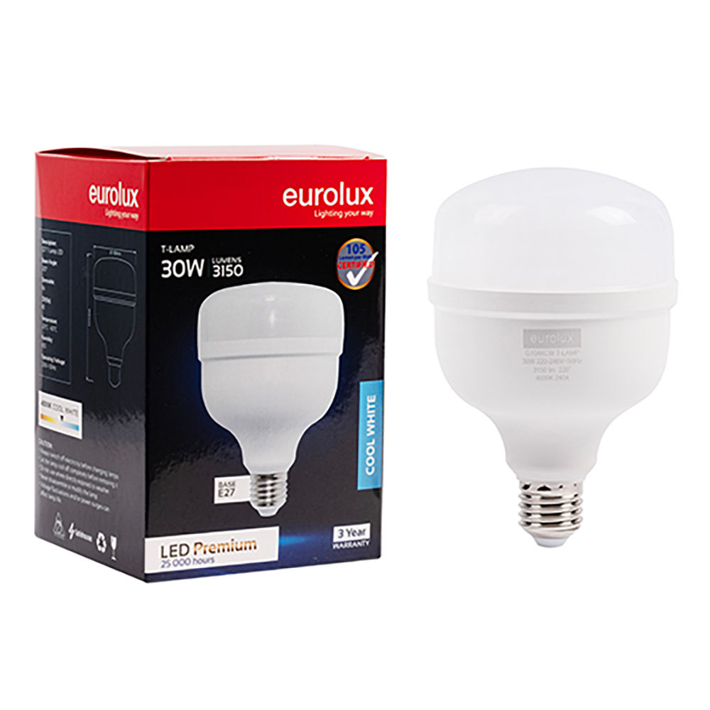 Cool White E27 30W T - Lamp LED
