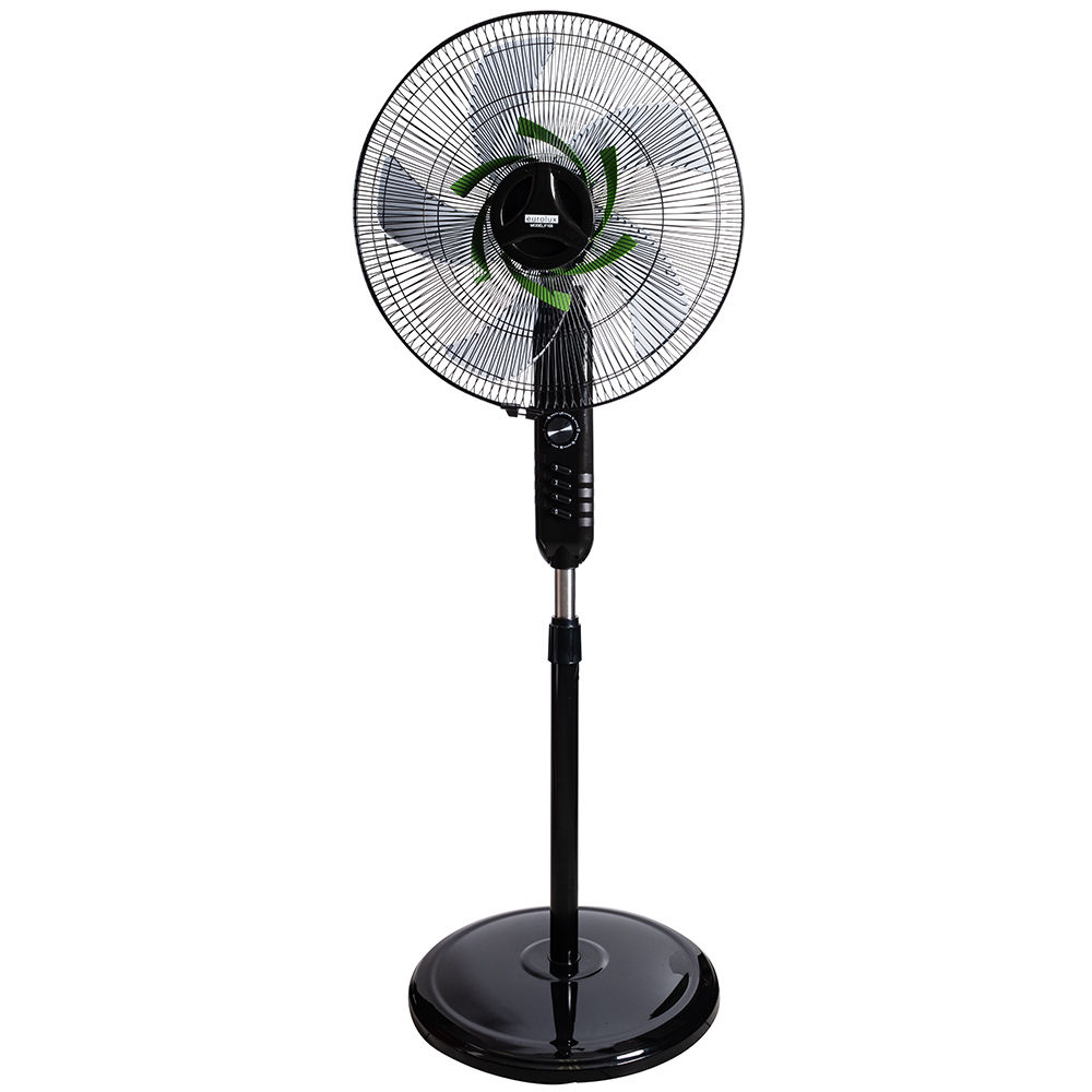 Eurolux Standing Fan Black & Green 80w Motor 3 Speed