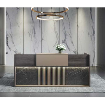 KC FURN-2m Bitman Reception Desk with LED Lights