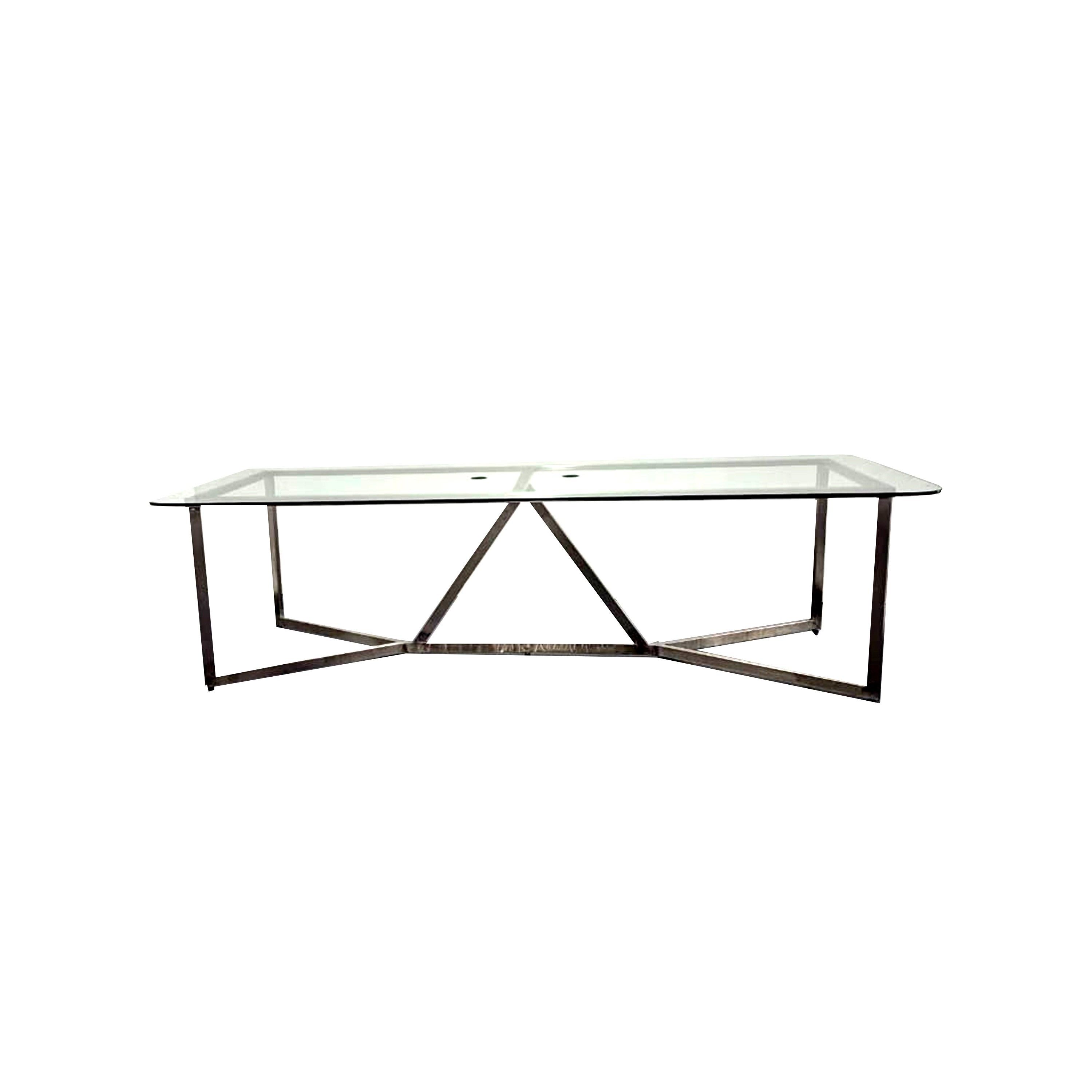Boardroom Table with Glass Top