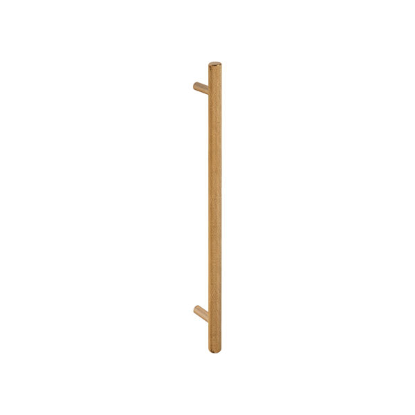 Cupboard Handle - Modern - Satin Brass - Knurled
