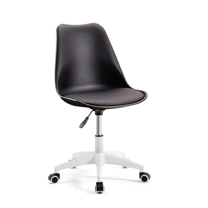 Focus - Replica Eames Chair with Wheels - Black