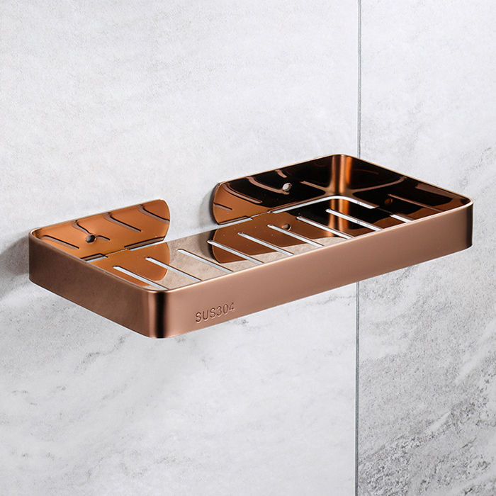 Soap Dish/Holder/Shower Shelf - Rose Gold - 230 cm R06