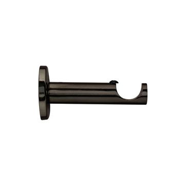 25 mm Steel Contemp Single Bracket Onyx