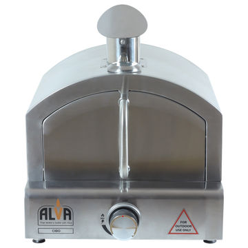 ALVA Cibo Stainless Steel Gas Outdoor Pizza Oven, with Built-In Thermometer