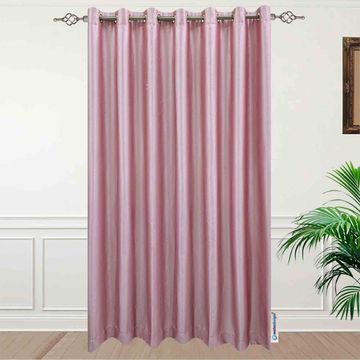Matoc Designs Curtain - Blockout Shimmer Pink - Eyelet - 285cm W x 253cm H
