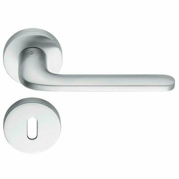 Exclusive Italian lever handle on round rose