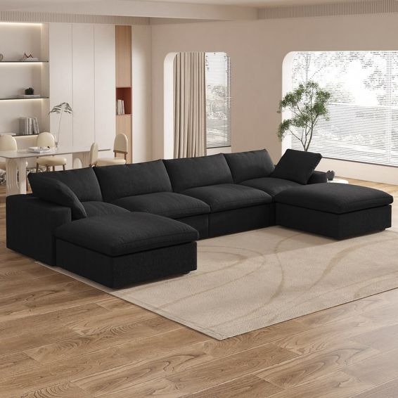 Qti Modular Grey L shape
